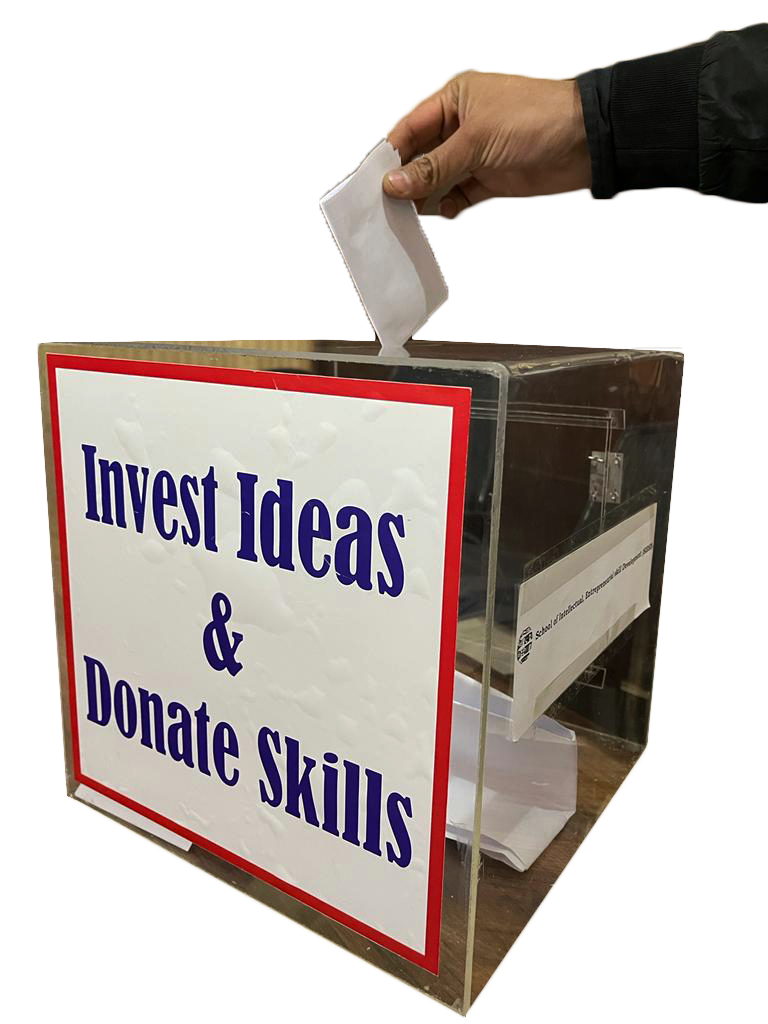 Invest Ideas & Donate Skills box